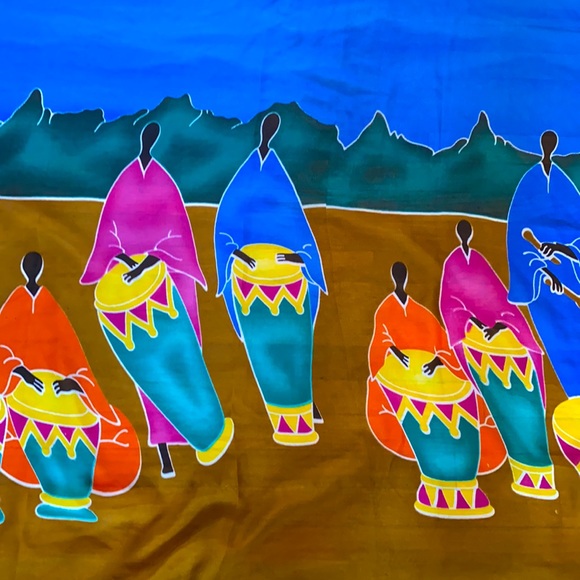 Large African Scarf/Wrap - Picture 4 of 8